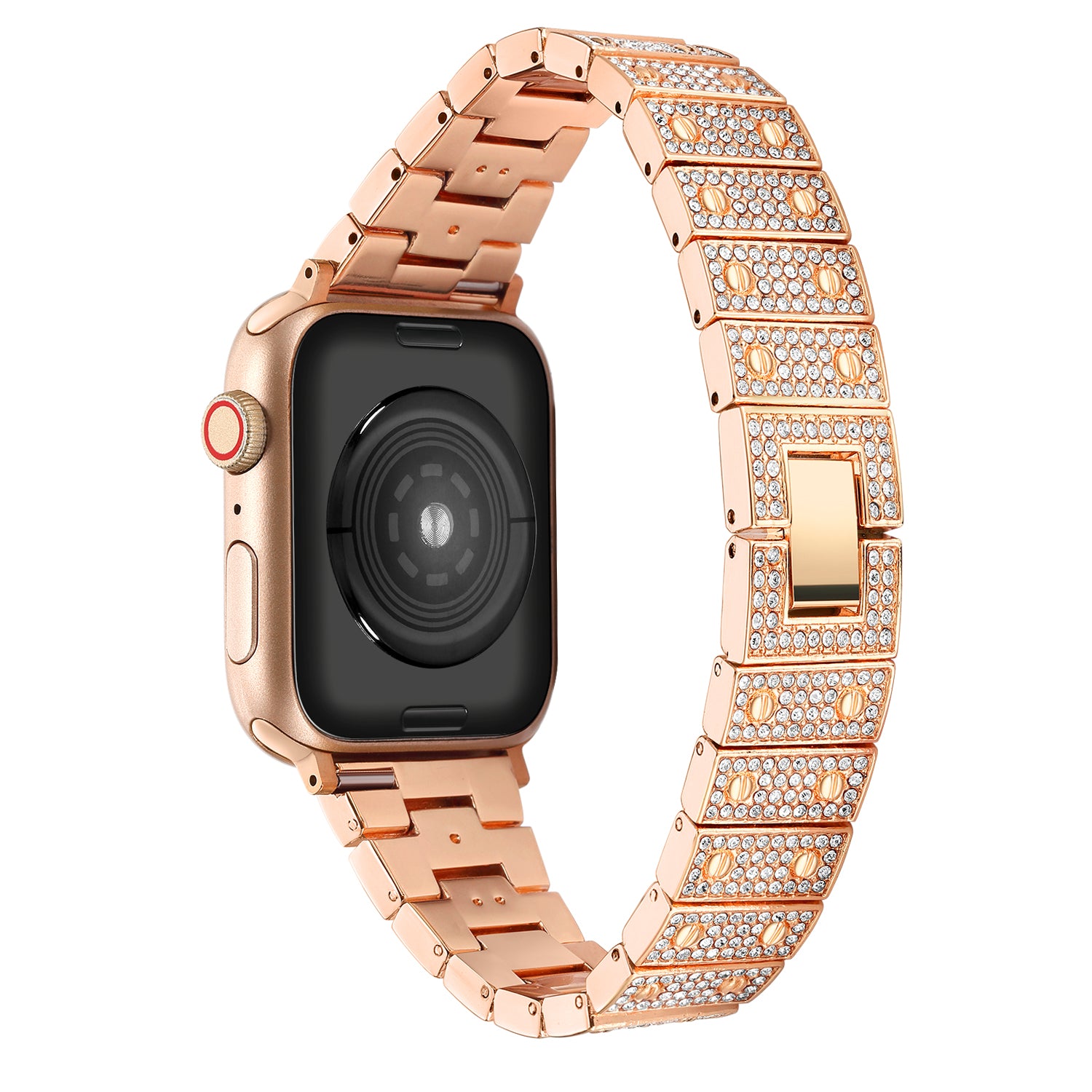 Rhinestone Decor Alloy Watch Band Wrist Bracelet for Apple Watch Series 9 8 7 41mm 6 SE (2023) SE (2022) SE 5 4 40mm 3 2 1 38mm Rhinestone Decor Alloy Watch Band Wrist Bracelet for Apple Watch Series 9 8 7 41mm 6 SE (2023) SE (2022) SE 5 4 40mm 3 2 1 38mm